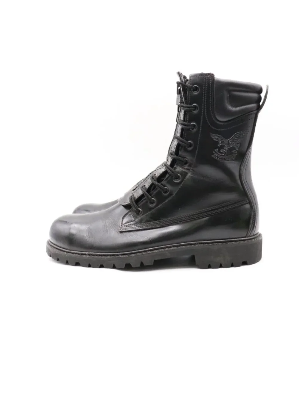 Southwest Boot Co Firefighting Steel Toe Boots Men’s 9.5 E Black Leather Vibram